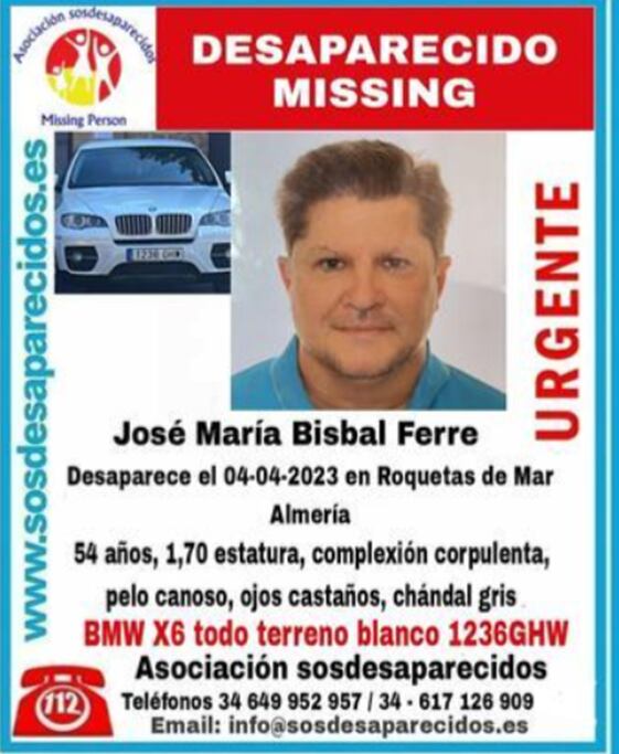 Ponen alerta de desperecido al hermano de David Bisbal