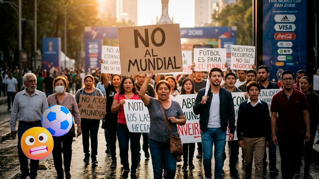 Las protestas que acompañarán la inauguración del Mundial 2026 en CDMX
