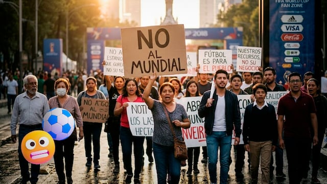 Las protestas que acompañarán la inauguración del Mundial 2026 en CDMX