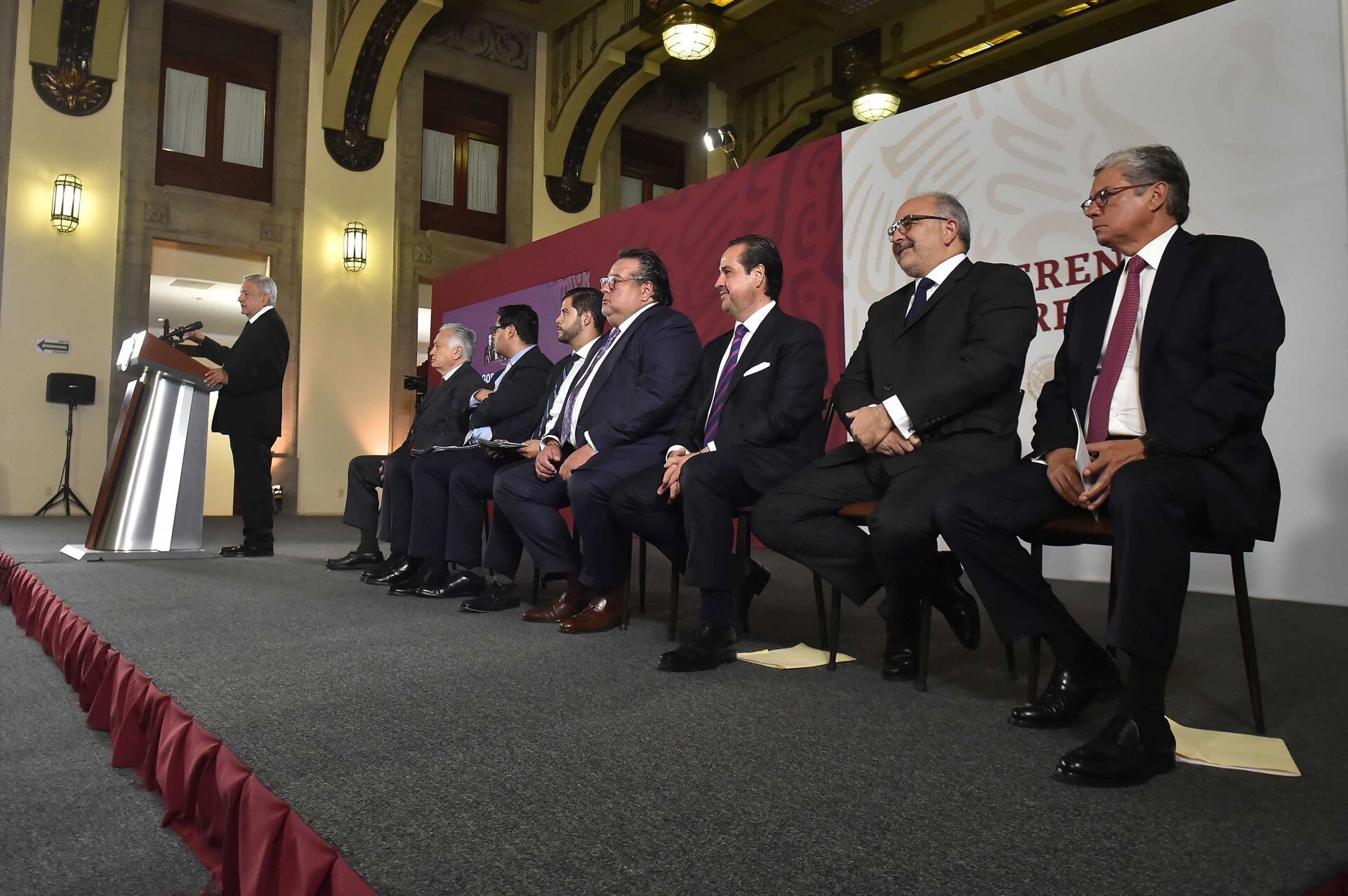 Fernando Calvillo Álvarez con AMLO