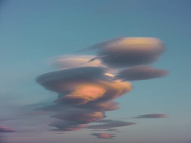 Nubes lenticulares, imagen ilustrativa