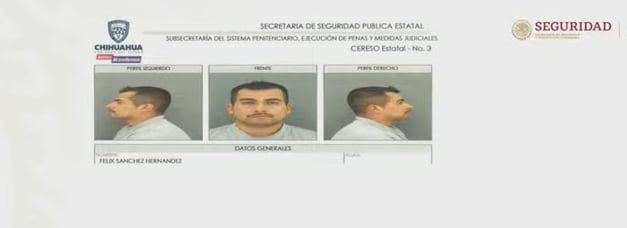 Difunden fichas de los reos fugados del Cereso 3 de Ciudad Juárez, Chihuahua