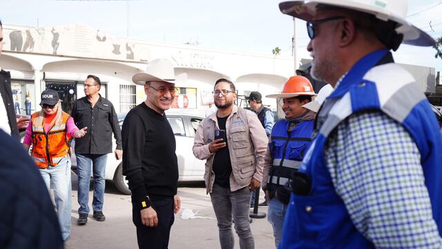 Alfonso Durazo supervisa obras en Sonora