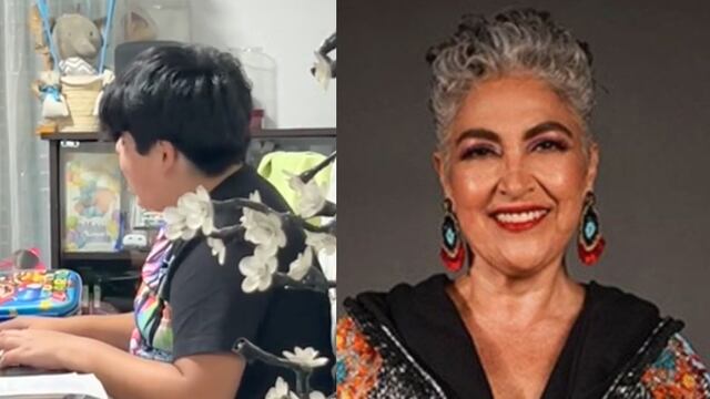 Niño canta canción de Amanda Miguel mientras hace su tarea y aseguran que la interpreta con más sentimiento que ella