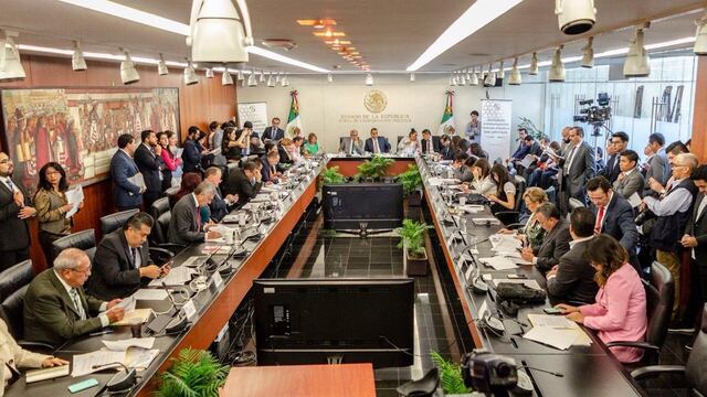 Sesión de tres Comisiones en el Senado de la República