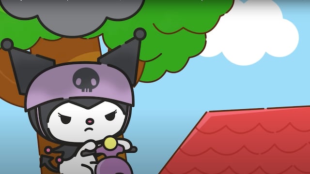 El capítulo completo en donde Kuromi tiene un mal día está en YouTube
