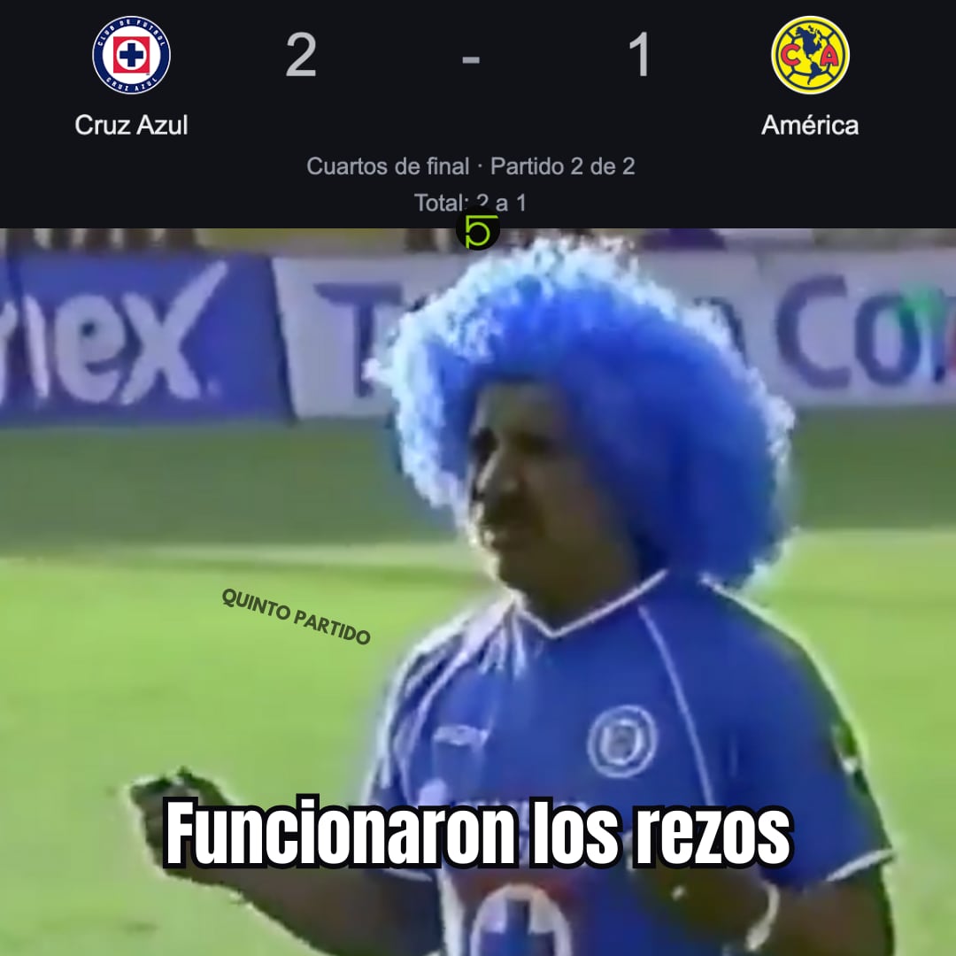 Cruz Azul vs América: Los mejores memes que dejó el Clásico Joven en la Concachampions 2025