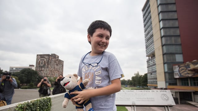 Carlos Santamaría, estudiante de la UNAM