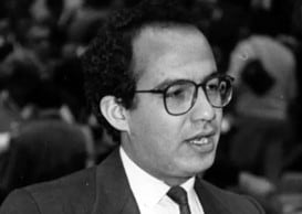Felipe Calderón durante su juventud