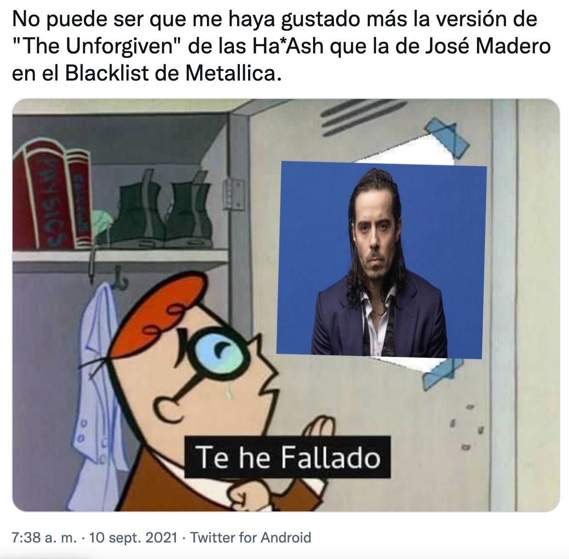 Usuarios reaccionan al cover de 'The Unforgiven' de José Madero