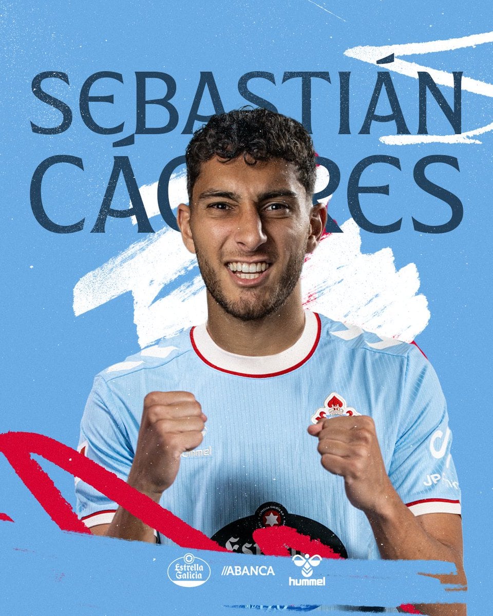 Sebastián Cáceres firmará con Celta de Vigo hasta 2030.