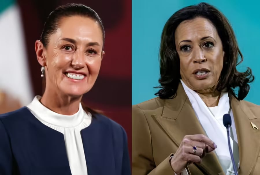 Kamala Harris y Claudia Sheinbaum