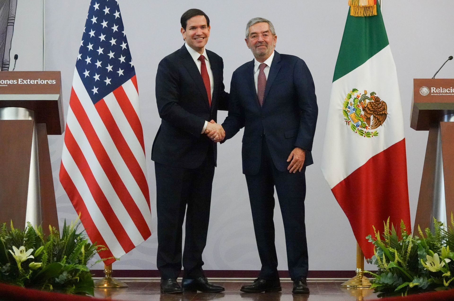 Marco Rubio y Juan Ramón de la Fuente