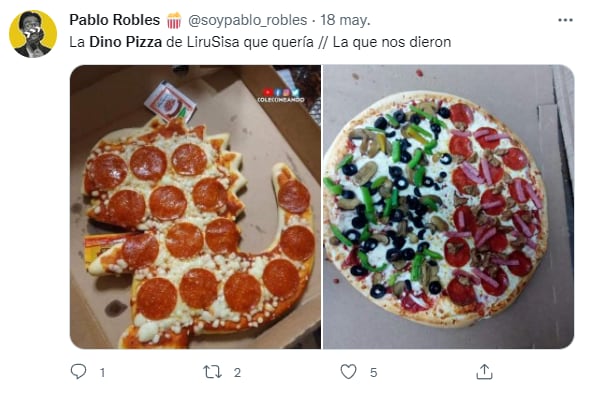 Meme de Little Caesars por la Dinopizza