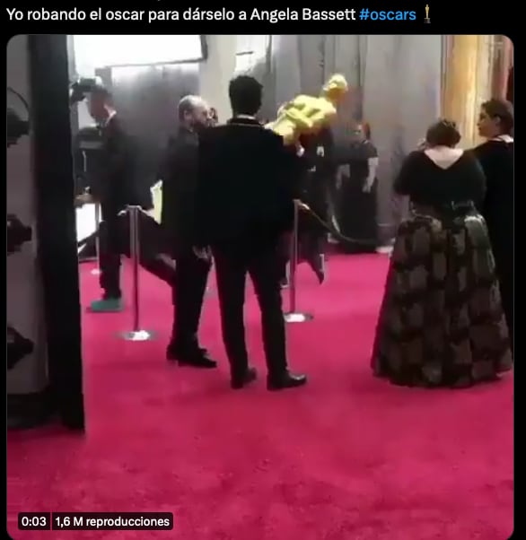 Le llueven memes a Angela Basett por su reacción en los Premios Oscar 2023.