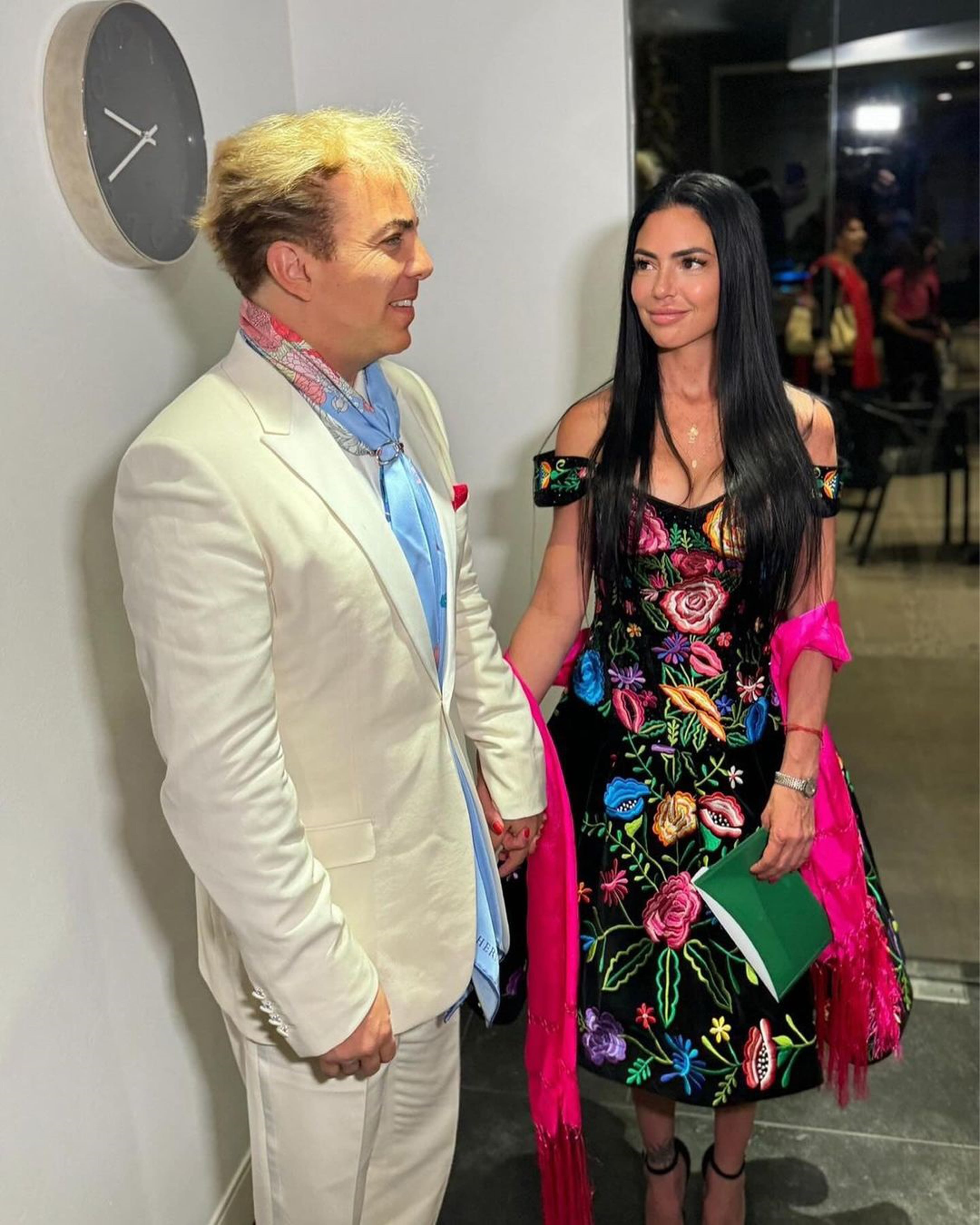 Cristian Castro y Mariela Sánchez.