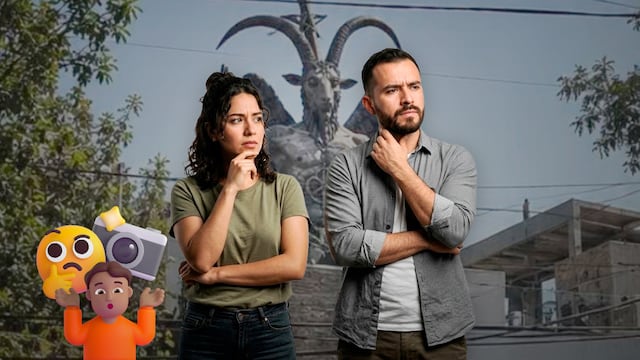 La estatua de Baphomet en Jardines del Pedregal, ¿es real o es IA?
