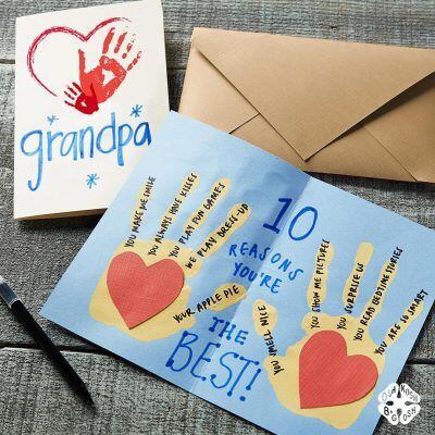 Cartas para el Día del Abuelo 2023: Tarjeta “10 razones”