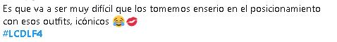 Usuario opina de Cuarto Tierra en La casa de los famosos 2024 de Telemundo.