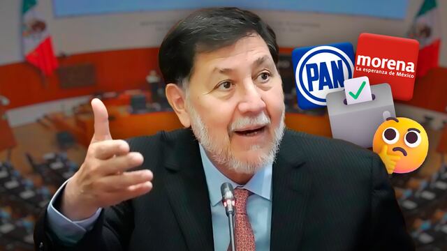 Noroña, el PAN y Morena