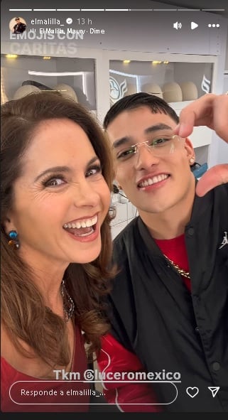 El Malilla le dice a Lucero que la quiere mucho.