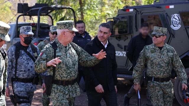 Omar García Harfuch y Ricardo Trevilla coordinan operativos en Sinaloa.