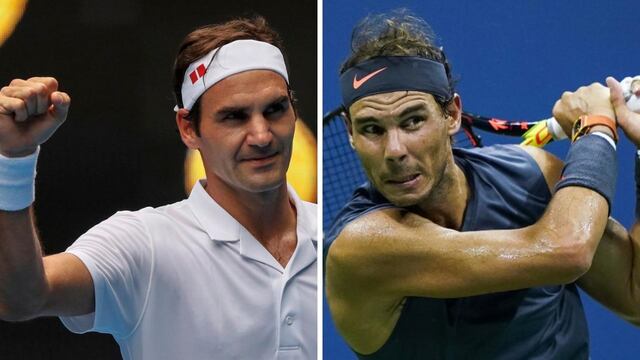 Federer y Nadal.