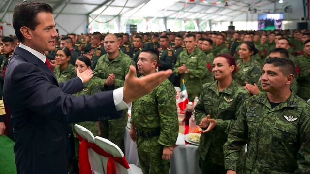 Enrique Peña Nieto. Reconocimiento a las Fuerzas Armadas.