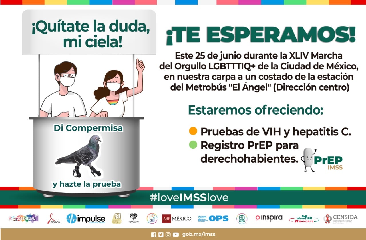 IMSS hará pruebas de VIH y Hepatitis C en