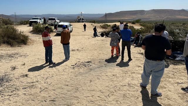 Migrantes en frontera norte de México con Estados Unidos