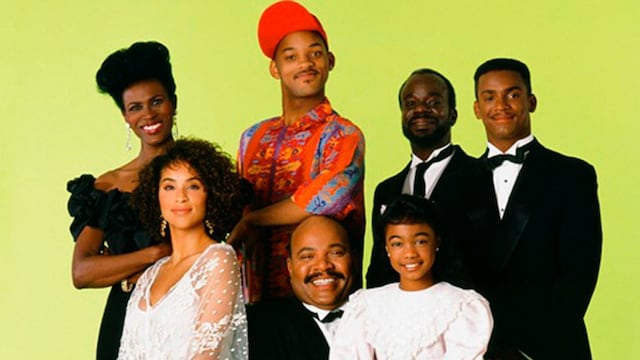 Will Smith y su familia en El Príncipe del Rap