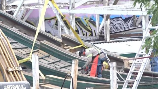 Desmantelan la Montaña Rusa de la Feria de Chapultepec