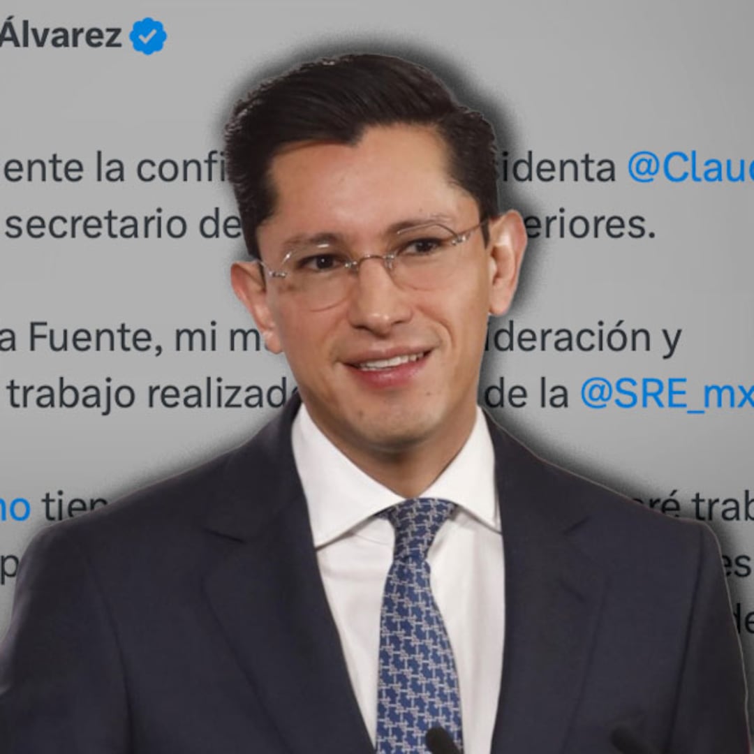 Roberto Velasco agradece a Sheinbaum su respaldo para la SRE