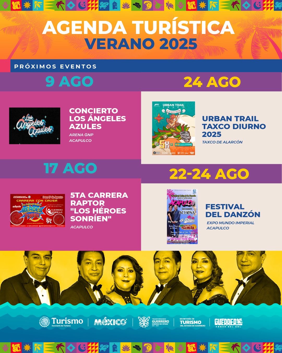 Gobierno de Guerrero lanza Agenda Turística Verano 2025