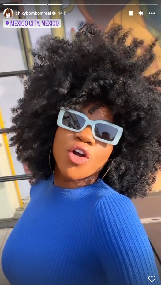La influencer Chiky Bombom en la CDMX.