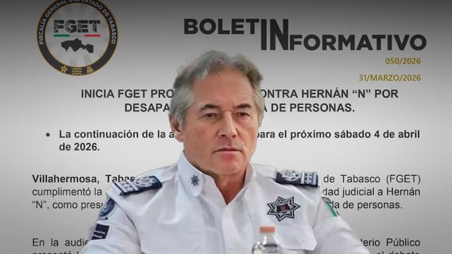 Fiscalía de Tabasco procesa a Hernán Bermúdez por desaparición forzada