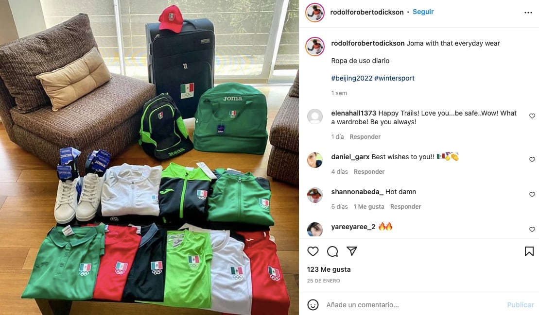Rodolfo Dickson, mexicano que irá a los Juegos Olímpicos de Invierno 2022