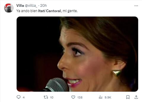 Memes de Itatí Cantoral cantando ‘La Guadalupana