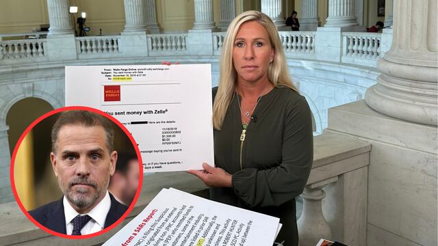 Marjorie Taylor-Greene exhibe a Hunter Biden desnudo