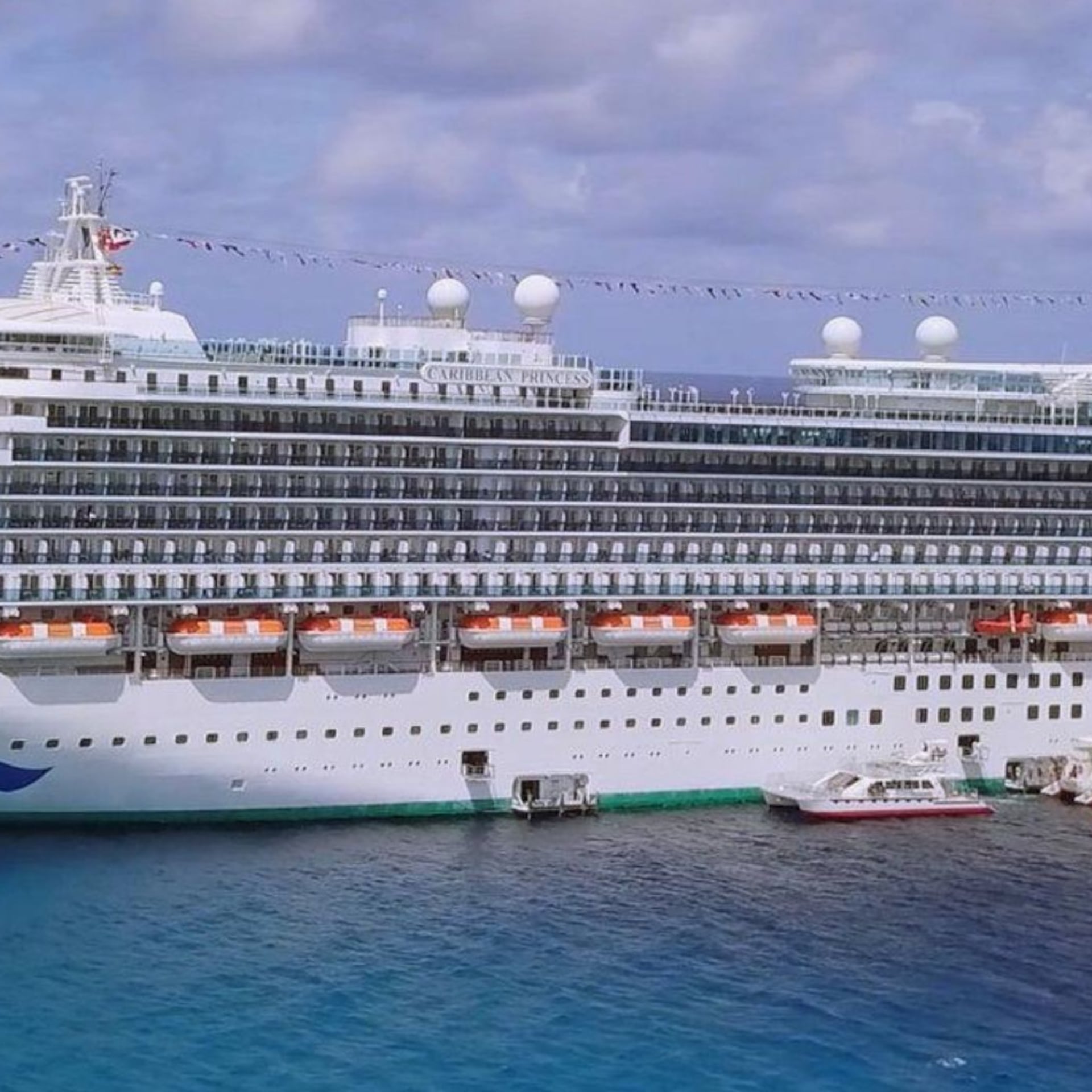 Alerta en crucero Caribbean Princess por brote de norovirus