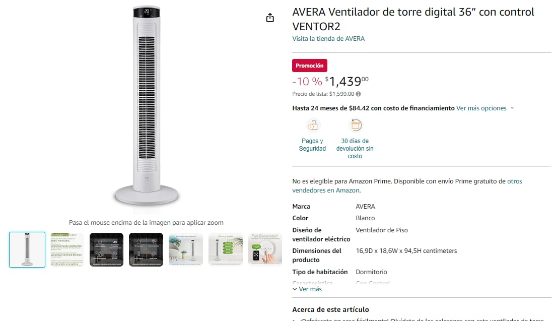 Ventiladores de torre con aire frío