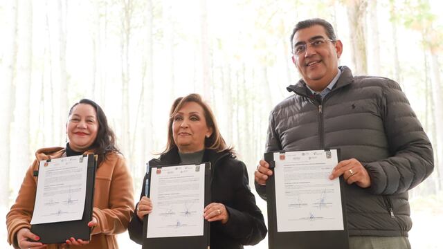 Sergio Salomón firma convenio para erradicar la tala ilegal