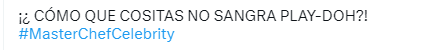 Memes: Cositas es la primera en cortarse en MasterChef Celebrity 2023.