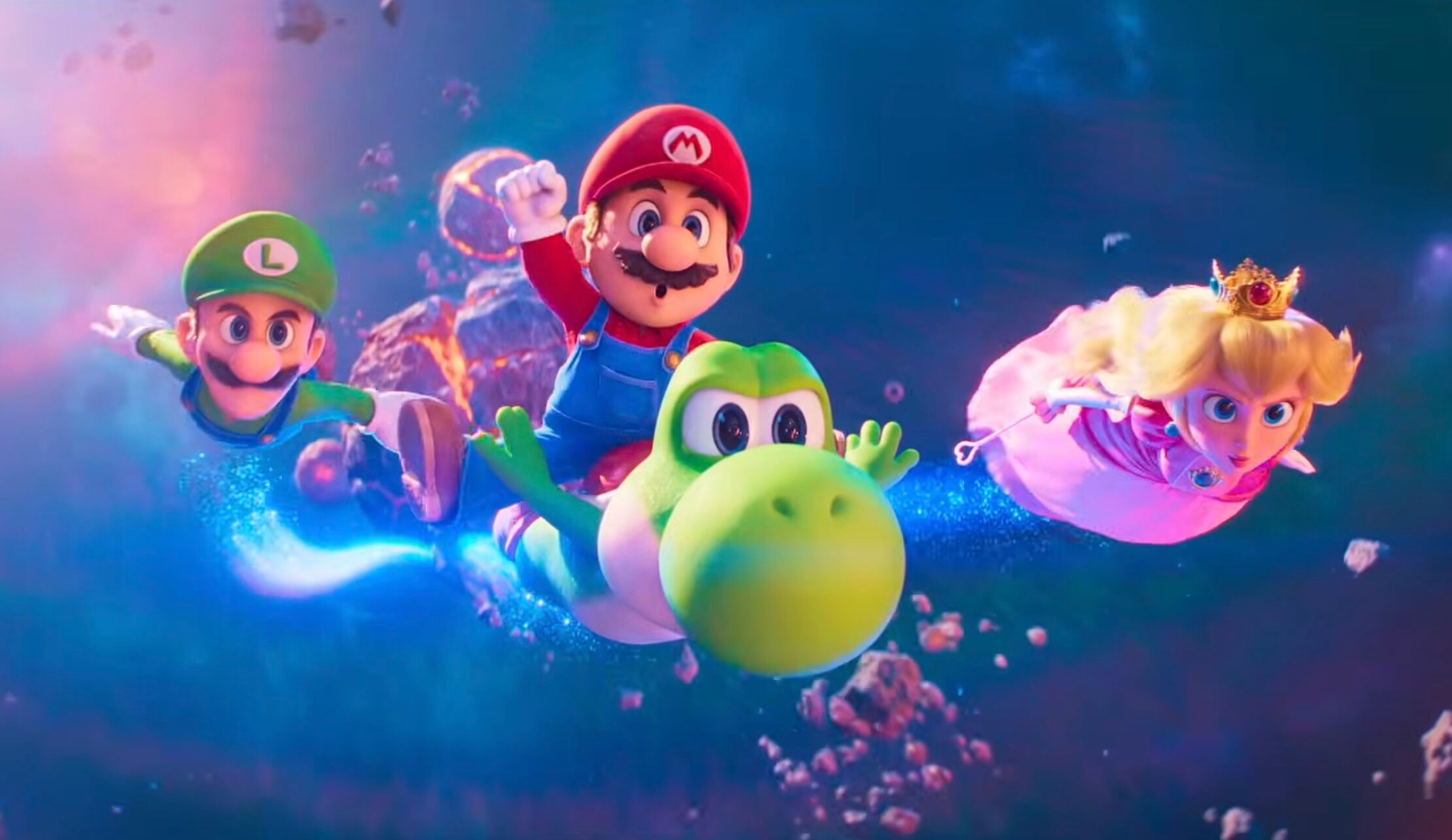 Yoshi en el nuevo tráiler de Super Mario Galaxy: La Película