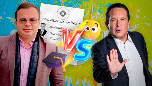 Marco Chacón muestra su título ante dichos de Gustavo Adolfo Infante de que no es Doctor.