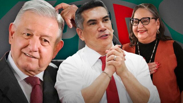 AMLO, Alejandro Moreno y Norma Piña