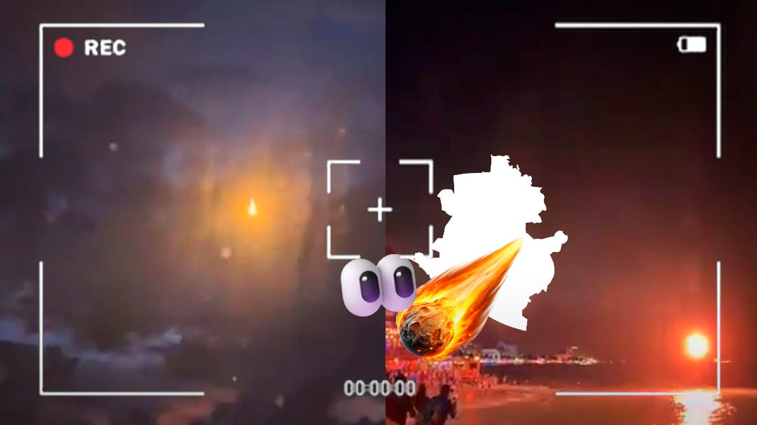 ¿Cayó un meteorito en Acapulco? Captan bola de fuego cayendo al mar