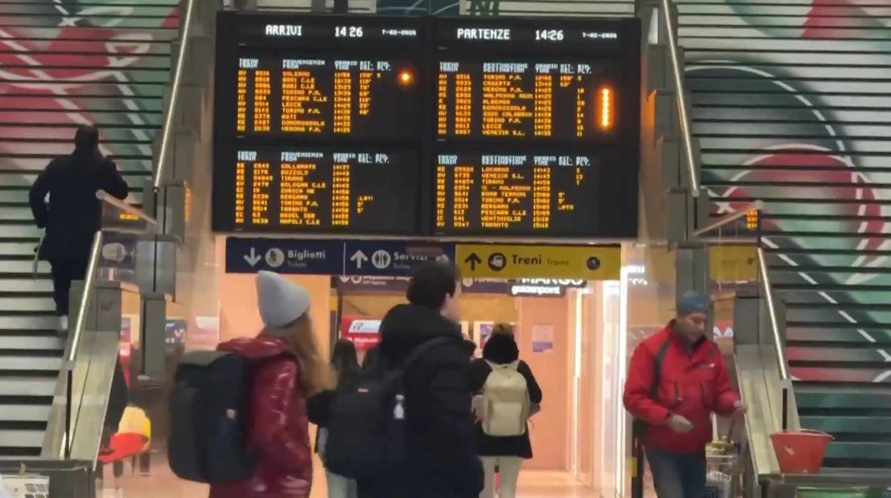 Sabotaje ferroviario durante el inicio de los Juegos Olímpicos de Invierno 2026