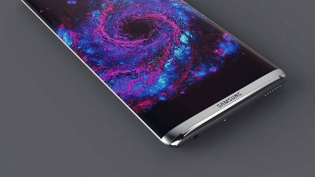 Imagen conceptual del Galaxy S8.