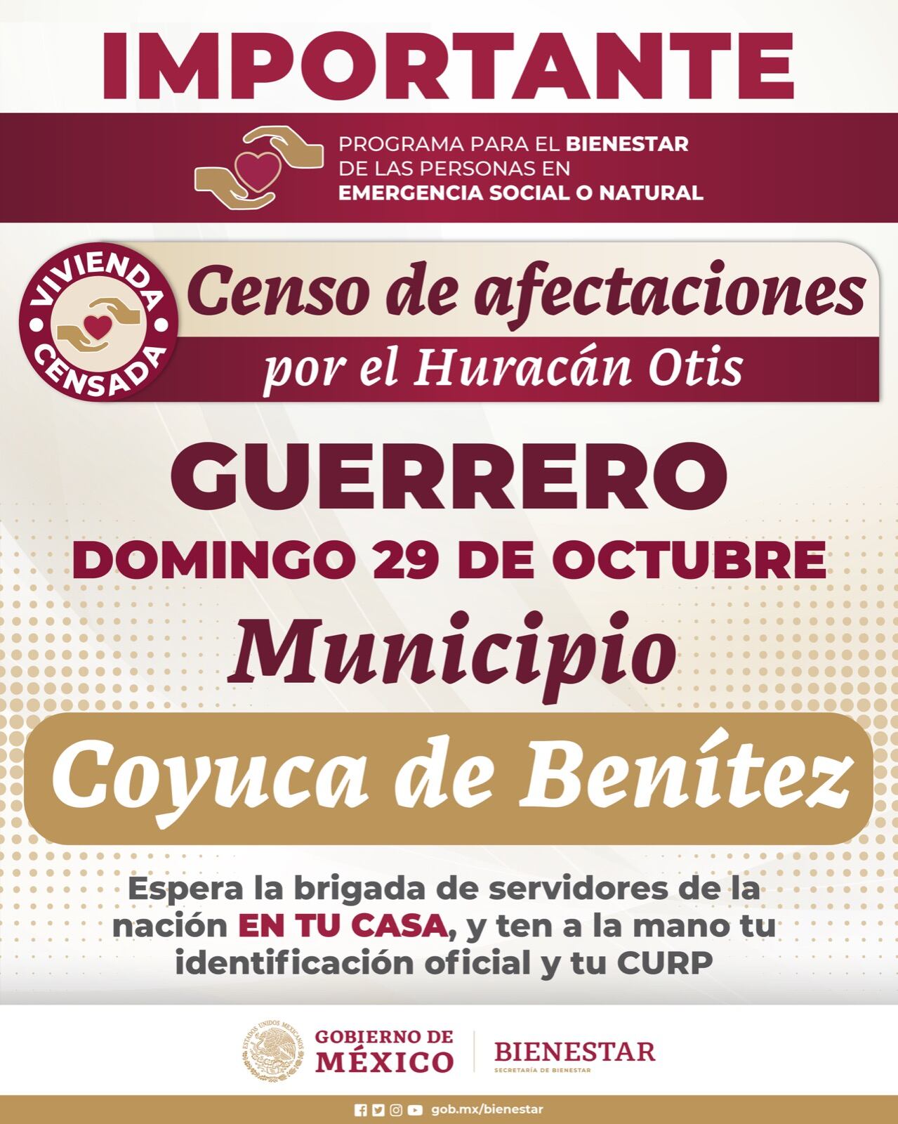 Estos son los lugares de Guerrero que los servidores de la nación visitarán